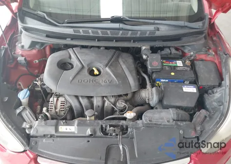 2014 Hyundai Elantra Se from USA, damaged, VIN KMHDH4AE7EU138285